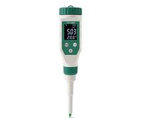 XZXXZSZ Medidor de pH Medidor Digital de PH Alimentos, Sensor Alta precisión 0,00~14, probador Inteligente acidez y Temperatura for elaborar Frutas, Queso, enlatado Carne