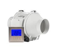XZXXZSZ Ventilador de escape, Extractor De Temporizador 5 Pulgadas, Ventilador Conducto En Línea Con Controlador Interruptor Inteligente, Ventilación Escape Aire