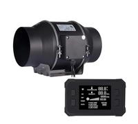 XZXXZSZ Ventilador de escape, Ventilador De Ventilación Conducto En Línea Con Aplicación Intelinte, Controlador Programable 4 Pulgadas, 215 CFM, Aire Escape Motor EC Silencioso