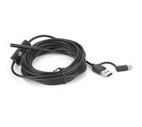 Y102 USB IP67 Endoscopio impermeable USB 3 en 1 Endoscopio 5.5mm Lente 6LED 5M Cable Boroscopio Cámara de inspección