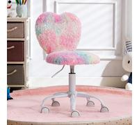Ya-Home Silla Escritorio para Niña/Niño Silla Giratoria Tocador, Colorido