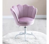 Ya-Home Silla Escritorio para Niña/Niño Silla Giratoria Tocador, Morada