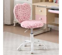 Ya-Home Silla Escritorio para Niña/Niño Silla Giratoria Tocador, Rosa