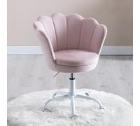 Ya-Home Silla Escritorio para Niña/Niño Silla Giratoria Tocador, Rosa Claro