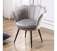 Ya-Home Silla Tocador Maquillaje Sillones Dormitorio Pequeños,Gris