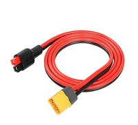 YACSEJAO Conector XT60 macho a panel solar de 12 AWG XT60 a 45 A, cable de extensión para banco de energía al aire libre, batería de litio RC Lipo