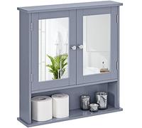 Yaheetech Armarios con Espejo para Baño Armario de Pared