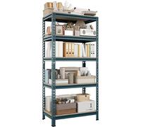 Yaheetech Estantería Metálica 150x70x30cm Carga de 650kg Azul Claro