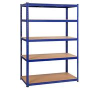 Yaheetech Estantería Metálica de Almacenaje 180x120x60cm Carga 875kg Azul