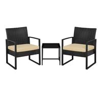 Yaheetech Juego de Sillas y Mesa Exterior Muebles Exterior Terraza