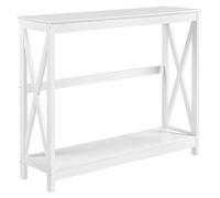 Yaheetech Mesa Consola Muebles Recibidor de Entrada 101,5x30x81cm Blanca