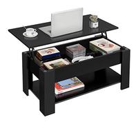 Yaheetech Mesa de Centro Elevable y Extensible 98x50x(41,8-56) cm