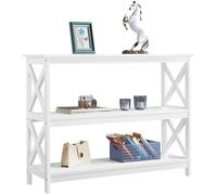 Yaheetech Mueble Recibidor de Entrada Mesa de Consola 106x35x80cm Blanco