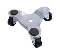 Yajuyi slizador Muebles con Ruedas Pesado | Almodillas Antislizans Redondas, Base para Muebles, Resisn Al, Mudanzas, Limpieza l Hogar, Gris, Rueda Negra