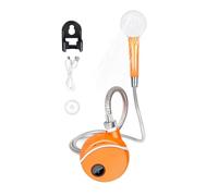 yakermur Ducha para camping, ducha portátil para acampar al aire libre, cabezal de bomba recargable impermeable para senderismo, viajes, caravana, lavado de mascotas