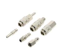 YAKUFAST Conector neumático estándar europeo tipo europeo, conector de acoplamiento rápido de línea de aire, adaptador for compresor de aire(PF 02)