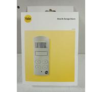 Yale Alarma inalámbrica SAA5015: Sensor de movimiento 12 m: Sirena 100 dB: Funciona con 4 pilas AA: Montaje en pared o sobremesa: Ideal para garajes, cobertizos y caravanas