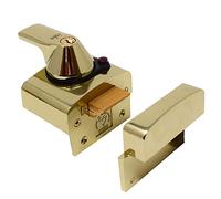 YALE B-BS1-BLX-PB-60, BS1 British Standard Nightlatch, 60 mm, Acabado de latón, Alta Seguridad Aprobado por compañías de Seguros, Brasslux, 60