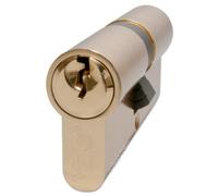 Yale B-ED3545-PB Euro Cilindro Doble, 3 Llaves suministradas, Seguridad estándar, en Caja, Apto para Todos los Tipos de Puertas, Acabado de latón, 35:10:45 (90 mm)