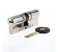 Yale B-YS3-4550N Anti-Nap 3 Star Euro Doble Cilindro, Alta Seguridad, 45:50 (95 mm), Acabado en níquel