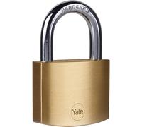 YALE Candado 50 mm Arco Corto Lli Caja