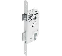 Yale - Cerradura de empotrar (Orificio de Cilindro, Eje 40 mm, Maletero de 135 mm, Y50R-A40/B/SF - Pestillo Reversible, Cabezales Redondos - Puerta de Entrada, de Servicio, Locales sensibles - Blanco