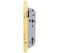 Yale - Cerradura de Madera para enhebrar. 85 mm E. 40 mm Borde Redondo latón 52 x 1040