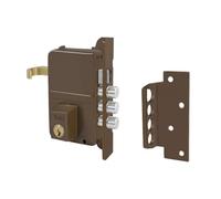 Yale Cerradura de sobreponer 8 Alta seguridad – Entrada 40 mm, mano derecha, 3 bulones