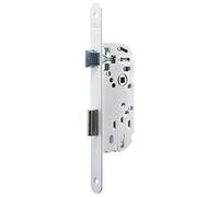 Yale cerradura empotrada 40 mm con llave para puerta interior: caja 135 mm, pestillo reversible, blanco, distancia 70 mm, incluye llave