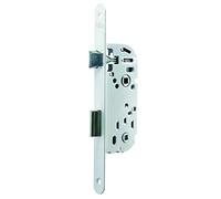 Yale cerradura empotrada baño WC 40 mm con condena: caja 135 mm, cierre con pomo, pestillo reversible silencioso, blanco, distancia 70 mm