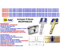 YALE Cilindro Antibumping y Barra Antirotura HSK MOD 30x40 N-R15