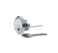 Yale Cilindro de llanta de Repuesto, Apto para Puertas, 4 Llaves, Cromo P, 4 Llaves, 38-57 mm