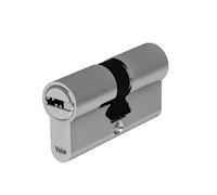 Yale Cilindro europeo de alta seguridad para cerradura YC101KD303004N1 niquelado, 30/30 mm, doble, embraguado, 4 llaves