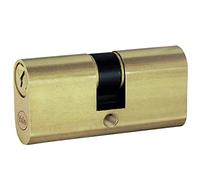 Yale Cilindro Ovalado para cerraduras YN0901004000 Color Latón, 27,5/37 mm, 3 Llaves