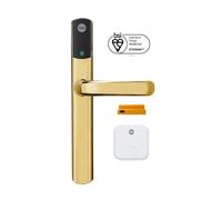 Yale Conexis L2 - Cerradura Inteligente para Puerta, Acceso Remoto Desde Cualquier Lugar, en Cualquier Momento, no Necesita Llave, Funciona con Alexa, Google Assistant y Philips Hue, latón