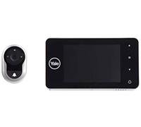 Yale ddv 500 - mirilla digital para puerta, plateado, ddv 4500