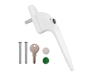 Yale Manilla de ventana YES-WH5PK Essentials, paquete de 5, cierre con llave, acabado blanco