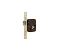 Yale Cerradura 650-HL/70x45 - Picaporte de embutir, entrada 45 mm, latón latonado, canto cuadrado