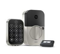 Yale Security Assure Lock 2 - Cerrojo de seguridad, cerradura inteligente de níquel satinado para puerta de entrada sin llave con teclado conectado Z-Wave para entrada de código, YRD450-ZW2-619