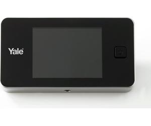 Yale Serie 500, color negro, 0,3 megapíxeles, ángulo de visión de 105°, dimensiones de 8,13 cm (3,2 pulgadas), funciona con batería AAA