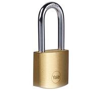 Yale Y110B/30/132/1 Candado de seguridad de latón 30 mm - 3 llaves - Para taquilla, caja de herramientas, armario, puerta y garaje
