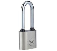 Yale Y112/30/137/1 - Candado hierro 30 mm 3 llaves, arco largo, para exterior, EN12320 antirrobo seguridad para taquilla, caja de herramientas, armario