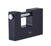 Yale Y113BL/90/119/1 - Candado hierro 90 mm 3 llaves, para exterior, EN12320 antirrobo seguridad para taquilla, caja de herramientas, armario | candado antirrobo para taquilla puerta garaje