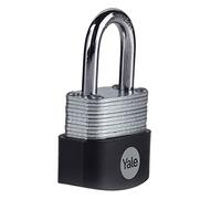 Yale Y115B/30/117/1 - Candado latón 29 mm 3 llaves, para exterior antirrobo seguridad para taquilla, caja de herramientas, armario | candado antirrobo para taquilla puerta garaje