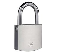 Yale Y120DB/60/135/1 - Candado latón 60 mm 3 llaves antirrobo seguridad para taquilla, caja de herramientas, armario | candado antirrobo para taquilla puerta garaje
