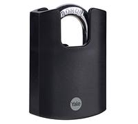 Yale Y121B/50/132/1 - Candado latón 57 mm 3 llaves, arco protegido, para exterior antirrobo seguridad para taquilla, caja de herramientas, armario | antirrobo taquilla garaje