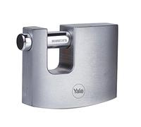 Yale Y124B/70/115/1 - Candado latón 56 mm 3 llaves, para exterior, EN12320, doble bloqueo antirrobo seguridad para taquilla, caja de herramientas, armario