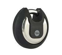 Yale Y130B/70/116/1 - Candado acero inoxidable 70 mm 3 llaves, para exterior, EN12320 antirrobo seguridad para taquilla, caja de herramientas, armario