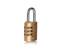 Yale Y150B/30/125/1/B - Candado de combinación de 30 mm, paquete de 1 caja, embalaje de latón y plástico, 30 mm