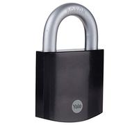 Yale Y300B/63/127/1 - Candado acero inoxidable 59 mm 3 llaves, para exterior, EN12320, doble bloqueo antirrobo seguridad para taquilla, caja de herramientas, armario